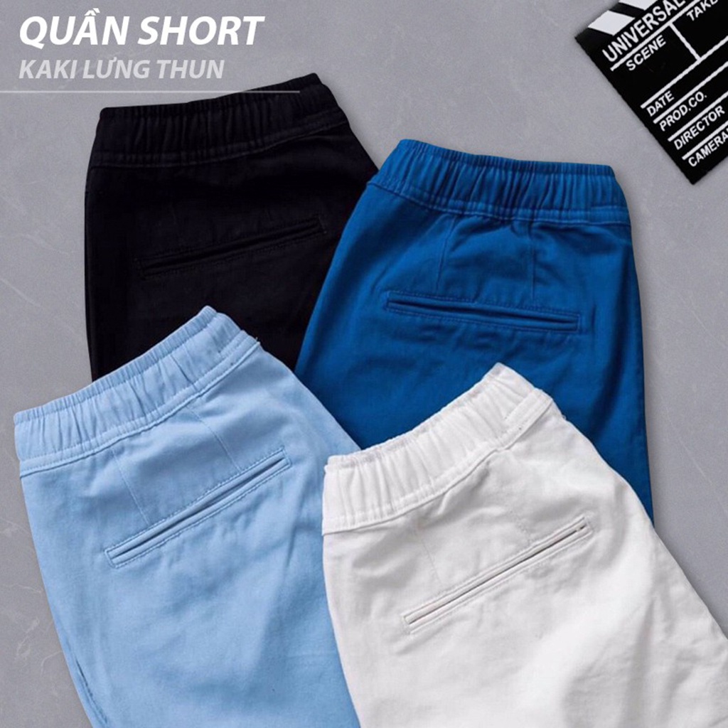 Quần shost nam cạp chun vải kaki