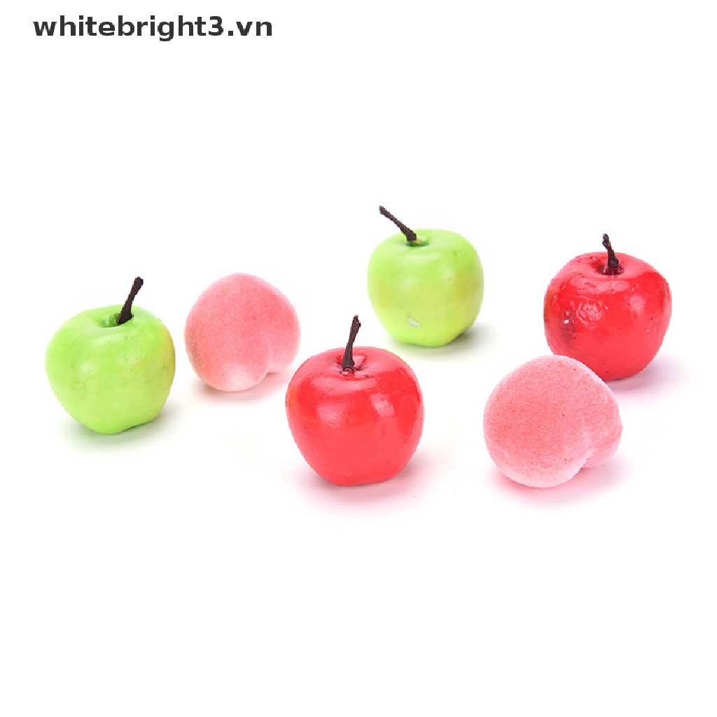 Bộ 10 Trái Cây Giả Bằng Nhựa Trang Trí Nhà Cửa