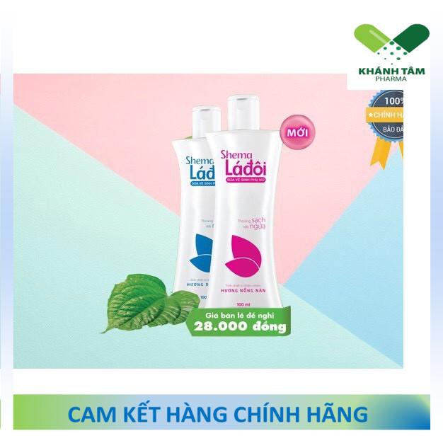 ! Dung dịch vệ sinh Shema Lá Đôi 100ml, 200ml [Shima, sema, shemar]