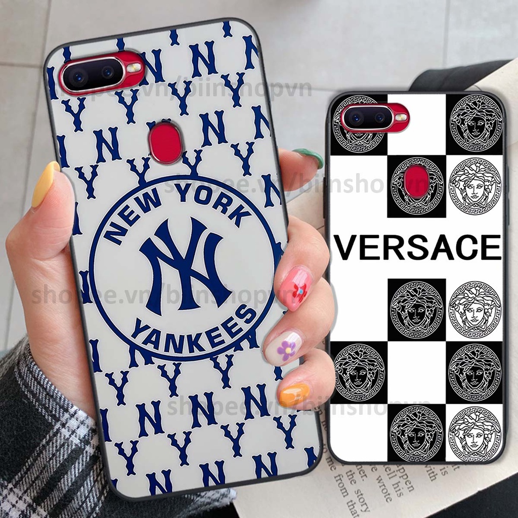 Ốp Oppo A5s / A7 / F9 / A12 in hình các thương hiệu nổi tiếng siêu đẹp, thời trang cá tính