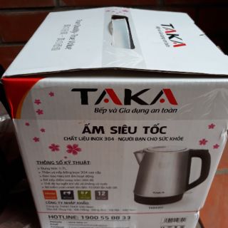 Ấm đun siêu tốc Taka TKEK317 - 1.7L