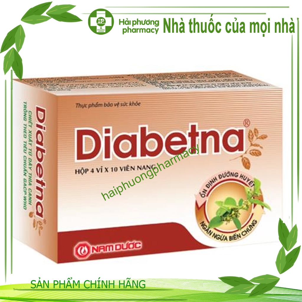 Diabetna - Hỗ trợ ổn định đường huyết cho người tiểu đường