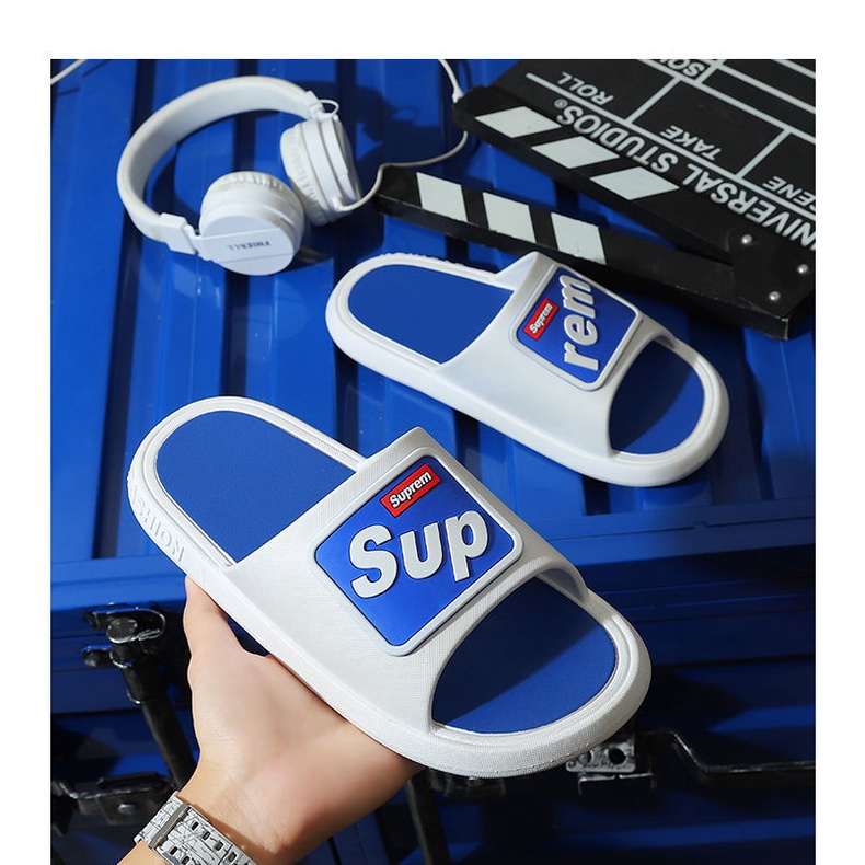 Dép đi trong nhà unisex nam nữ Suprem thời trang ulzzang Hàn Quốc đi cực êm mềm chân siêu Hot 2023 TH-87