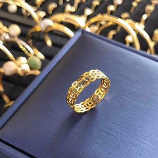 Nhẫn kim tiển/ phong thủy cát vượng- vía Thần Tài.