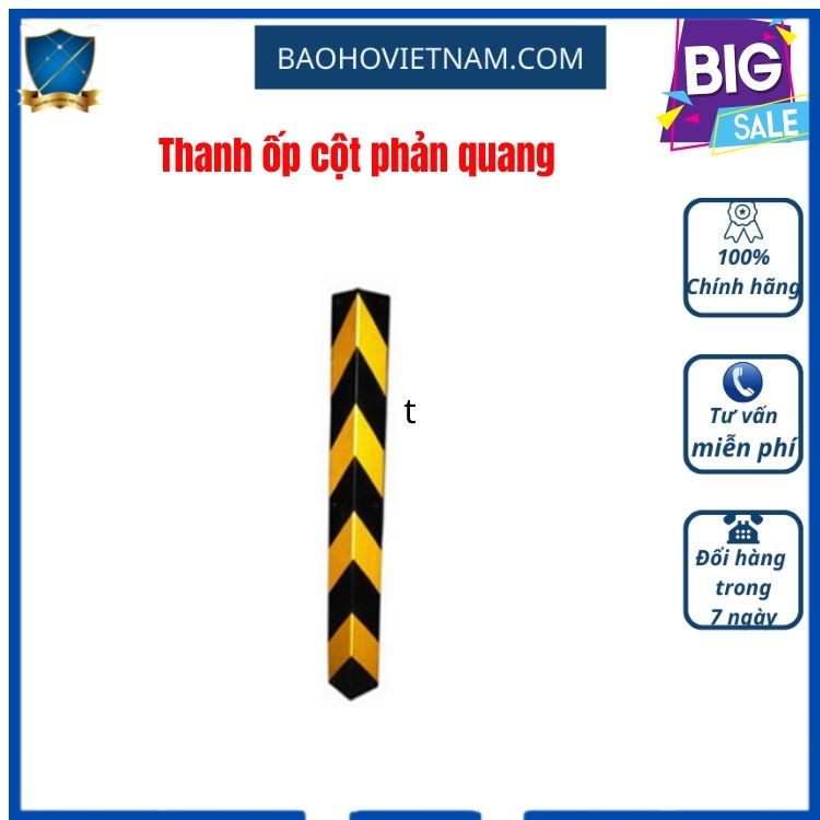 Thanh ốp cao su bảo vệ góc tường,thanh ốp cột phản quang