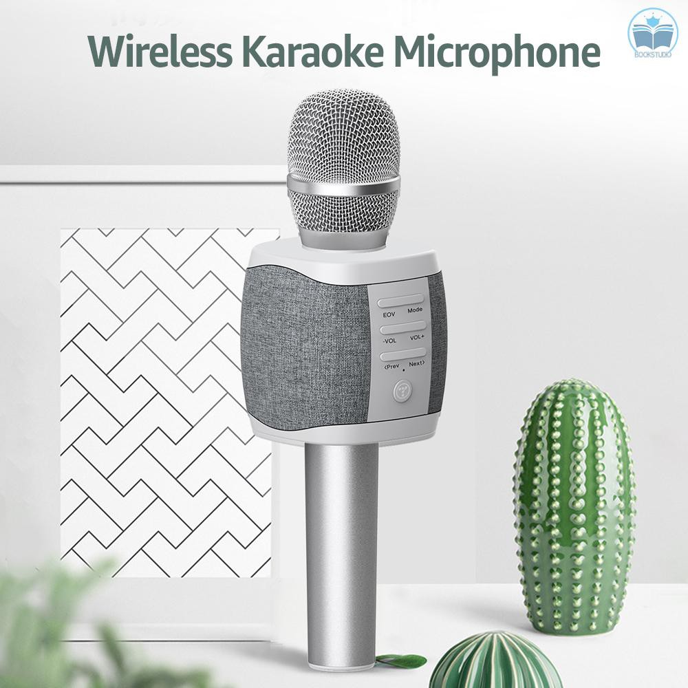 TOSING 027 Wireless Karaoke Microphone Bluetooth Speaker 2-in-1 Handheld Singing & Recording Portable KTV Player for Phone PC Tablet