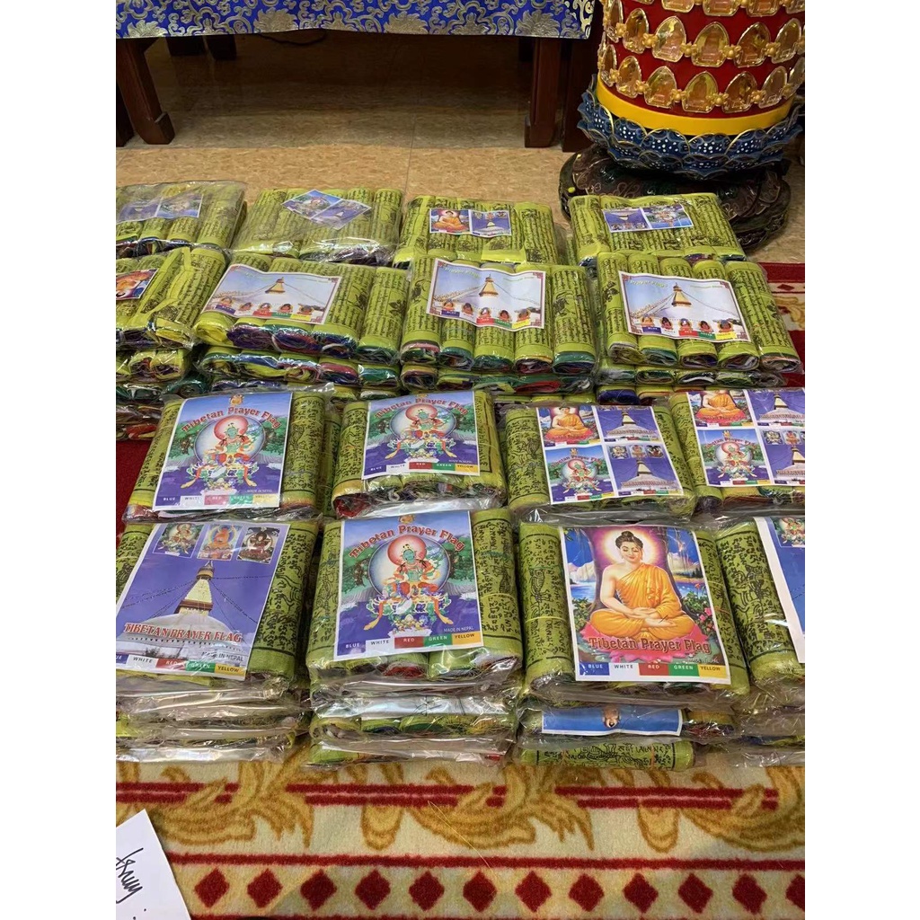 [PBMC]CỜ LUNGTA NGŨ SẮC - PHONG MÃ NEPAL (3 SIZE)(gói 5 cuộn)