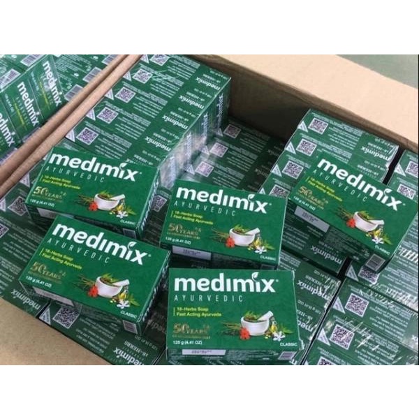 Combo sỉ 10 bánh Xà phòng Medimix 18 loại thảo dược 125g ayurvedic