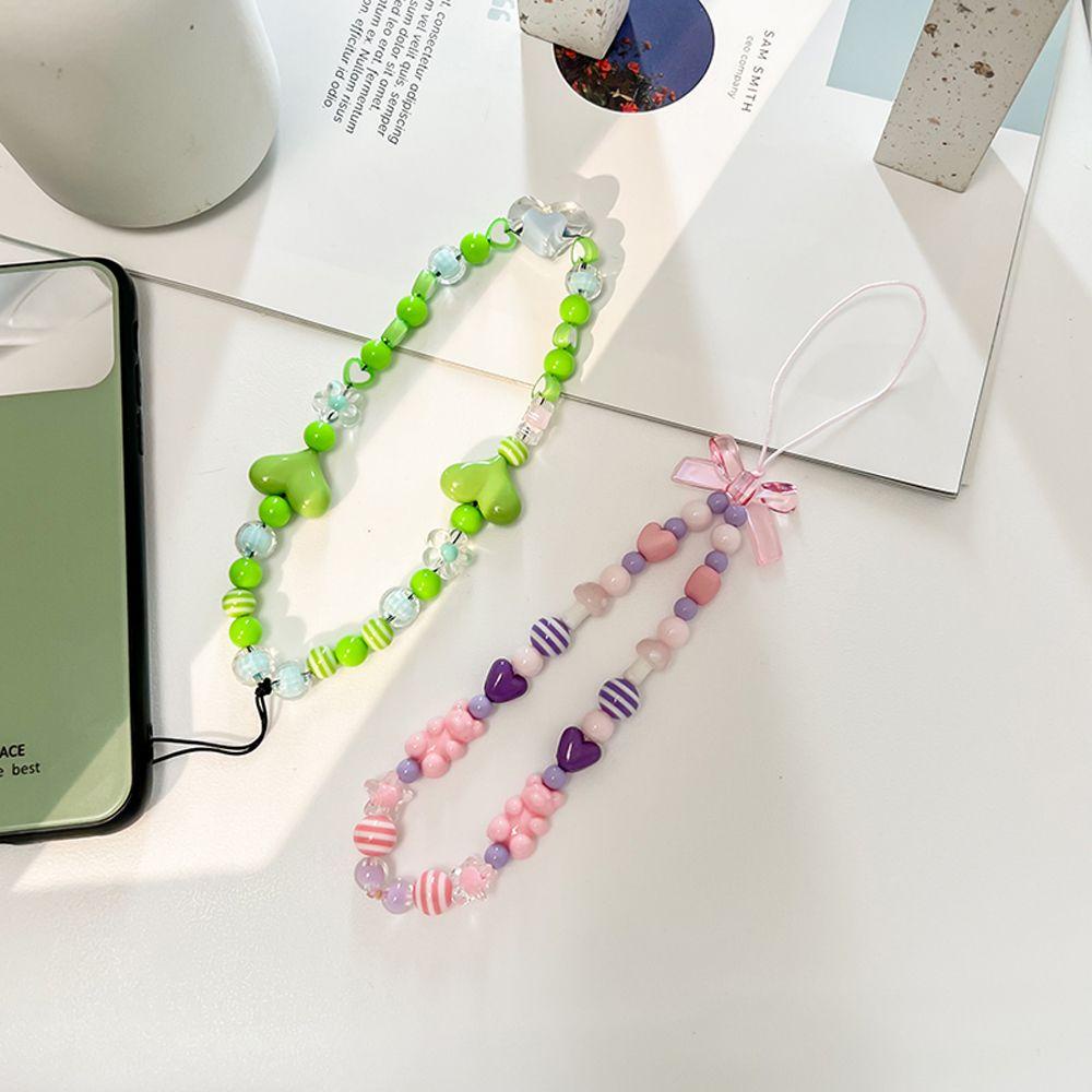 Dây Đeo Điện Thoại Bằng Acrylic Họa Tiết Hoạt Hình Dễ Thương