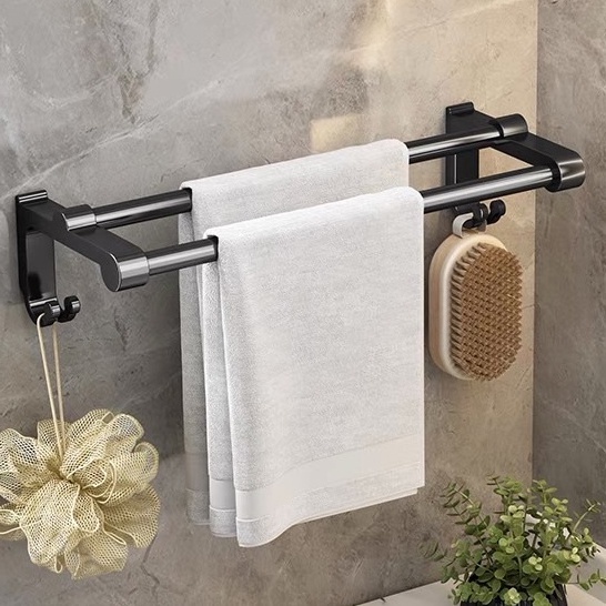 Giá treo khăn MEIDOO gắn tường không cần khoan tiện dụng dành cho nhà tắm tùy chọn kích thước