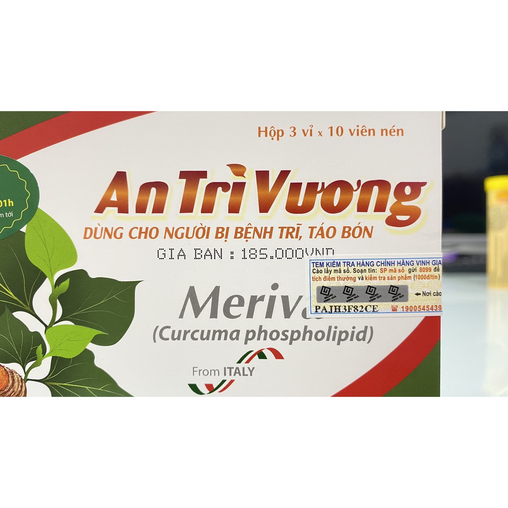 Viên Uống An Trĩ Vương.Giảm Táo Bón,Đau Rát Sa Búi Trĩ Bệnh Trĩ Nội,Trĩ Ngoại