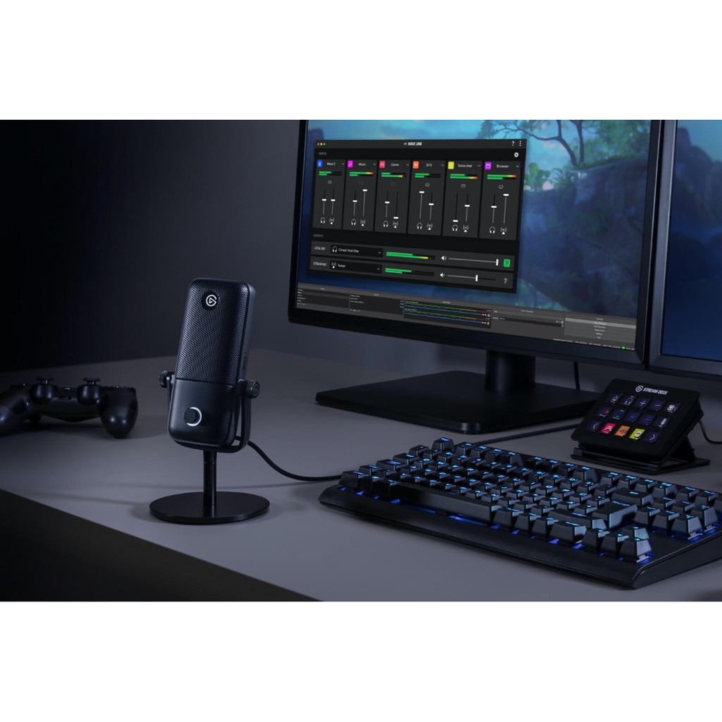 -  -  - Micro Chuyên Livestream Elgato Wave 1 - Chính Hãng Việt Nam - Mới 100%