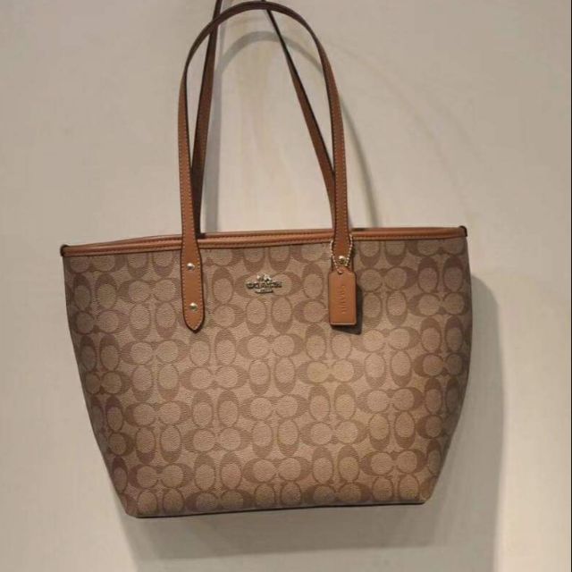 Túi Coach Shopper City Zip Tote