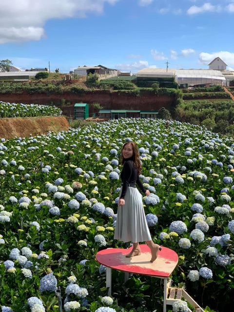 [ẢNH THẬT+VIDEO] Chân Váy Midi Dáng Dài Xếp Ly Cạp Chun Loại 1 | BigBuy360 - bigbuy360.vn