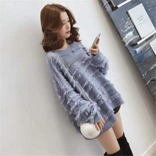 Áo len thụng tua rua có big size