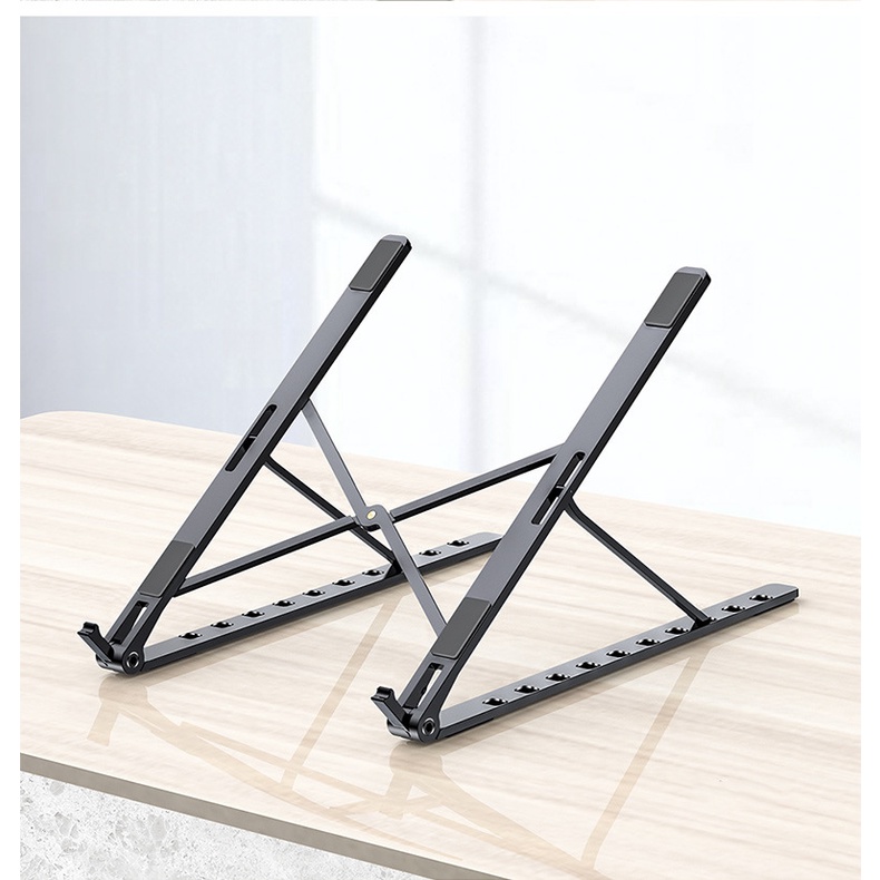 LAPTOP STAND - Giá đỡ LAPTOP, MACBOOK, IPAD bằng nhựa có thể điều chỉnh được độ cao, gấp gọn thôn minh