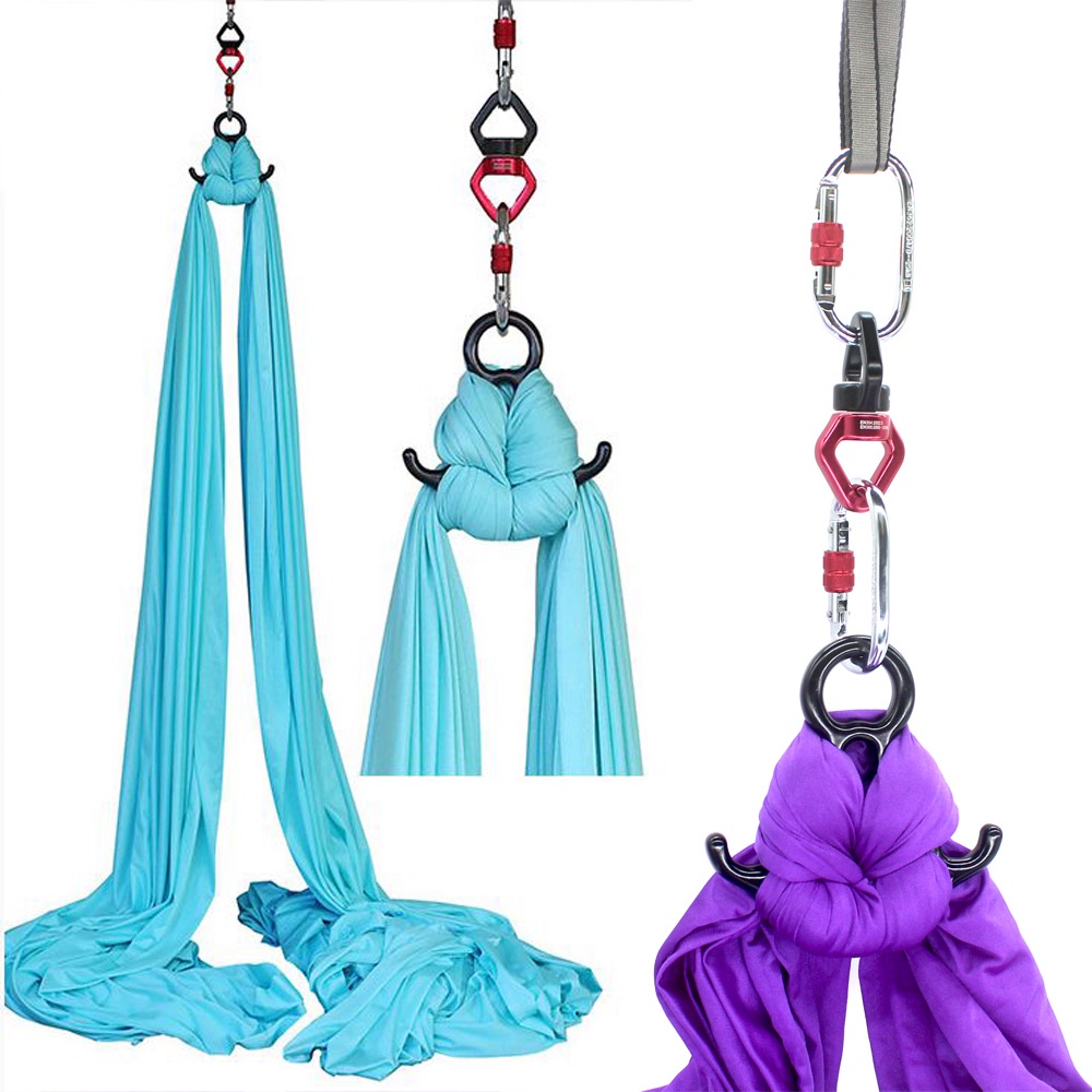 Móc Dây Leo Núi Chuyên Dụng Mỏ Neo Hình Số 8 Treo Võng Bay Aerial