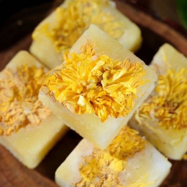 1 kg Trà hoa cúc đường phèn viên nén - nhiều loại hoa