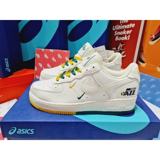 Giày Thể Thao Nam Nữ, Giày_Nike đế 2 màu vàng mix xanh Air Force 1 Hàng Đẹp Full Box full Bill hót NEW 2022 cho nam nữ