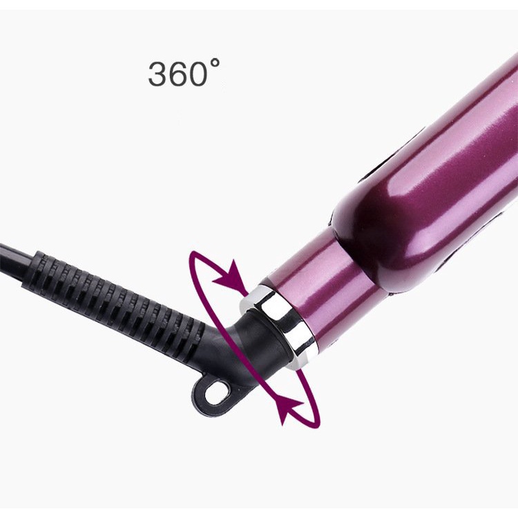 Máy là tóc, máy duỗi tóc, máy bấm xù, máy dập xù thay được lưỡi PRO (kèm 3 bộ lưỡi thay thế)