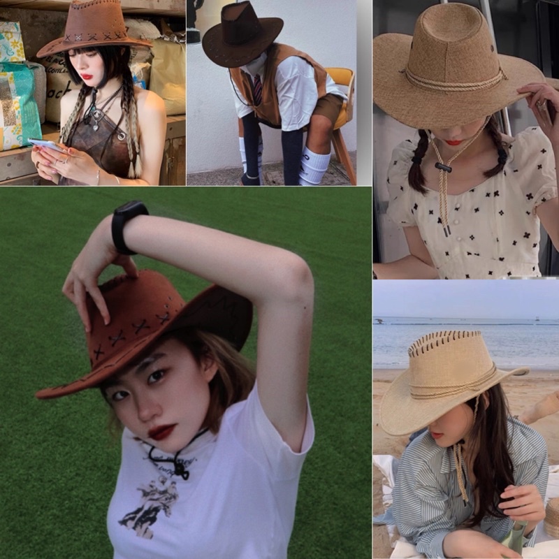 Mũ cói siêu hot dáng panama mẫu mới