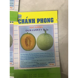 Hạt giống Dưa lưới Chánh Phong TL3 Chất lượng cao (gói 10 hạt)