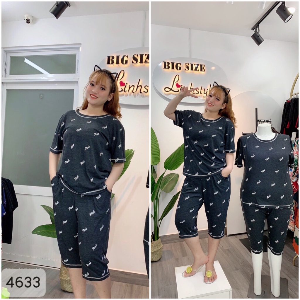 [ 100kg vừa ] 4633 Đồ bộ BIG SIZE size đại | BigBuy360 - bigbuy360.vn