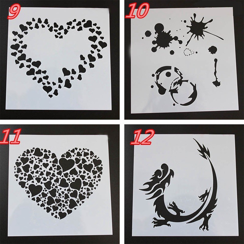 Khuôn cắt giấy kim loại nhiều kiểu dáng xinh xắn