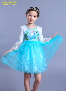 Đầm công chúa Elsa cao cấp mẫu 2019