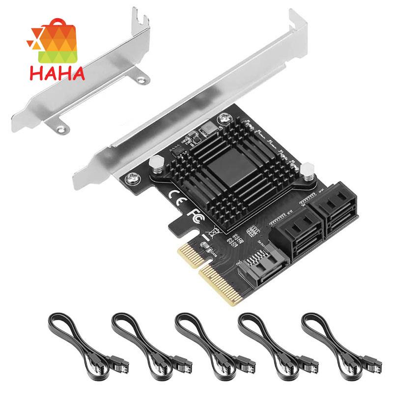 Ốp Lưng Tích Hợp Card Điều Khiển Từ Xa Pcie Sang 5 Cổng SATA III 6 Gbps SATA | BigBuy360 - bigbuy360.vn
