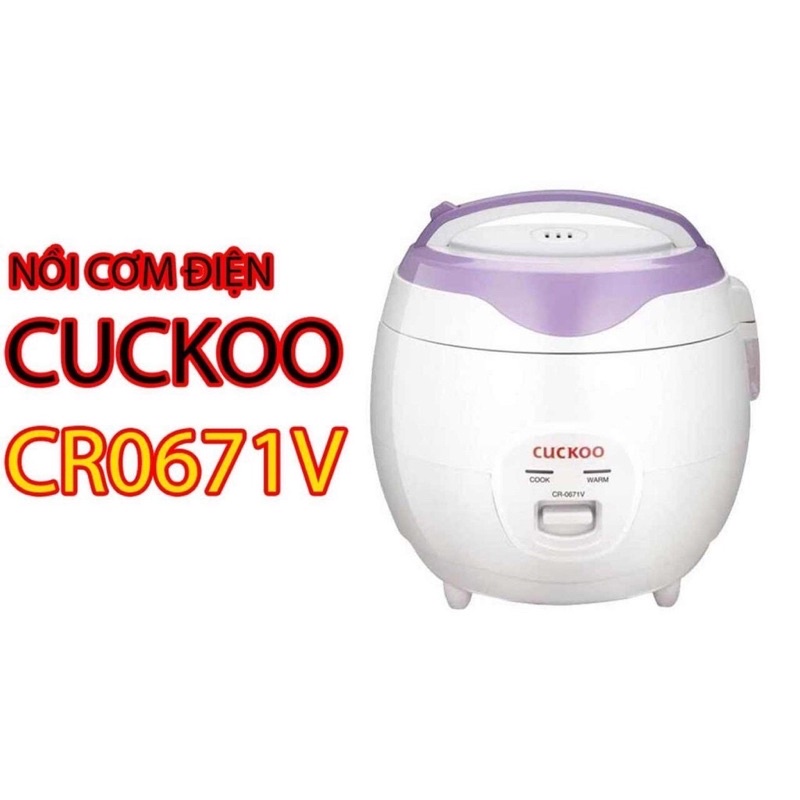 Nồi Cơm Điện Cuckoo CR-0671 (1L) - Hàng Chính Hãng