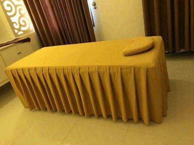 GA giường spa, phun xăm, nối mi vải thun(hàng may theo KT) | BigBuy360 - bigbuy360.vn