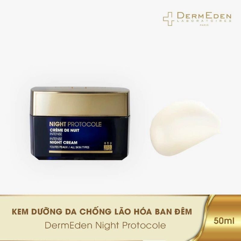 Kem dưỡng ẩm chống lão hóa Dermeden Night Cream Retinol 1% + Niacinamide 5%