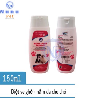 Sữa tắm diệt ve ghẻ, demodex chó mèo - Anova Green Pink 150ml