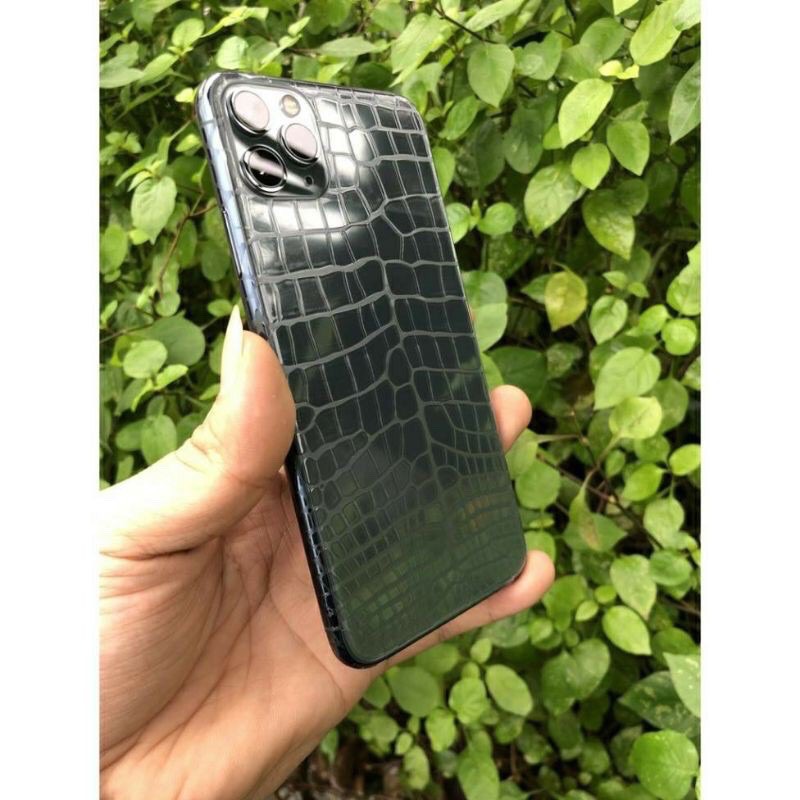 Dán lưng PPF trong vân cá sấu cho iPhone 12 12 Pro 11 11 Pro Max 11 Pro Xs Max XR XS 7 Plus 8 Plus bảo vệ lưng máy