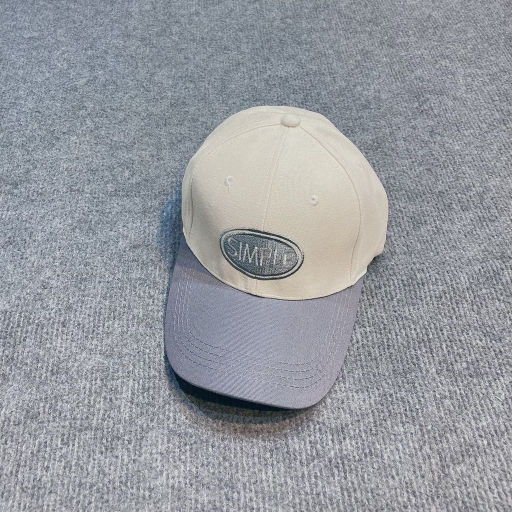 Mũ lưỡi trai Nón kết Nhung cao cấp thêu chữ Simple and Duck 401 phong cách Ulzzang form unisex nam nữ
