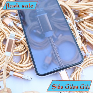( Flash Sale ) Dây Cáp Sạc iphone Bọc Dù Siêu Bền