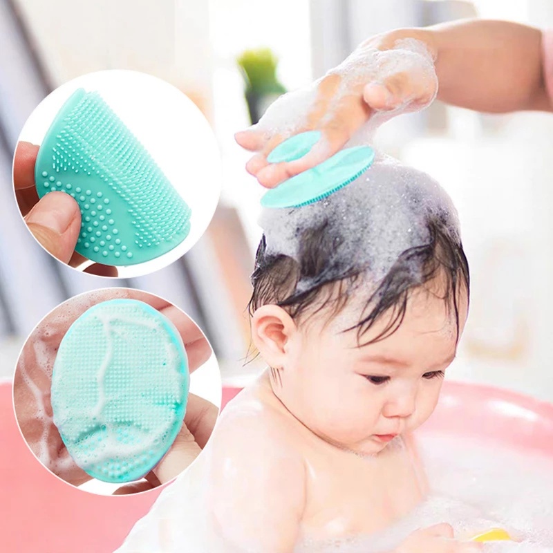 Bàn Chải Silicone Massage Mini Chống Thấm Nước Làm Sạch Sâu Lỗ Chân Lông