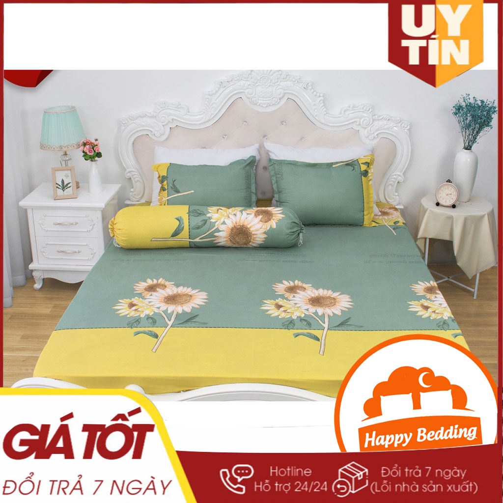 Vỏ Gối Ôm Họa Tiết Đáng Yêu, Cute Nhiều Màu Sắc 35x100cm Cotton Poly Happy Bedding