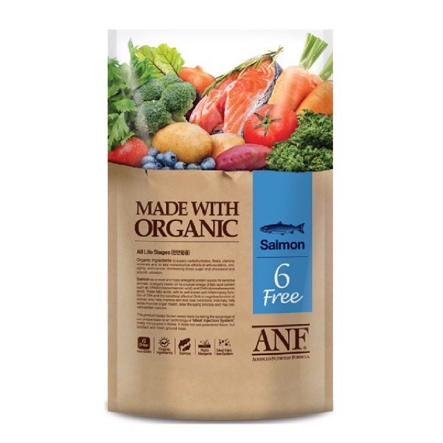 Thức Ăn Hạt Cao Cấp ANF 6Free ORGANIC 2KG