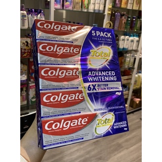Kem đánh răng Colgate Total Trắng Răng [datet6-2023] - nhập Mỹ