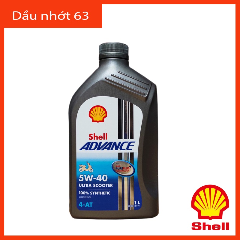 Nhớt Shell Advance 5w40 Ultra Scooter Dành Cho Xe Ga (Thái)