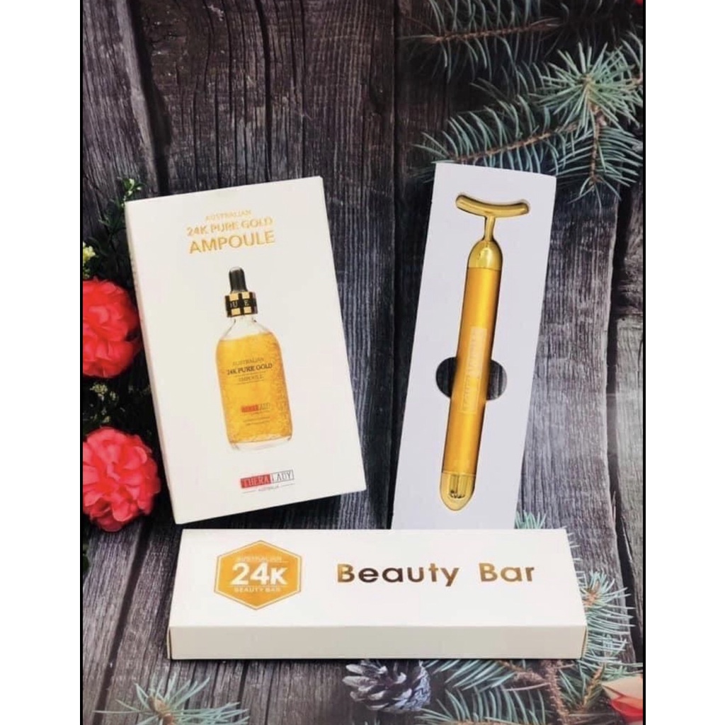 Set Serum 24k Úc + Thanh Lăn Nâng Cơ