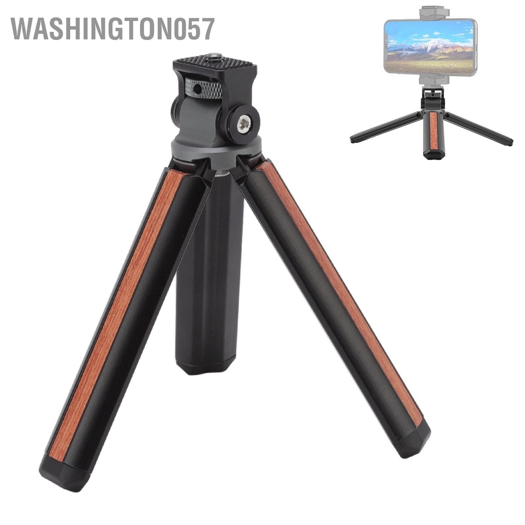 Có thể bán buôn Giá đỡ ba chân mini hợp kim nhôm có đầu bi lăn nhỏ gọn dành cho quay vlog selfie washington057 Hàng giao ngay