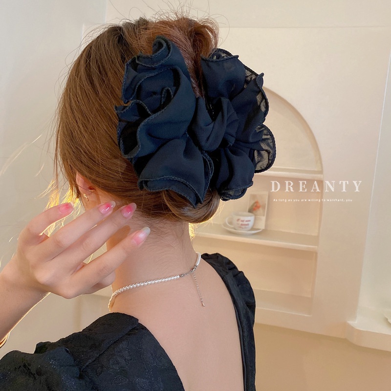 Kẹp Tóc Hình Hoa Lưới Phong Cách Nhật Bản Thời Trang Cho Nữ