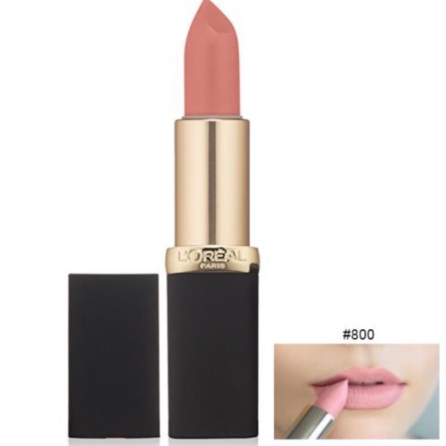 Son Lì Loreal color richie tone 800 màu hồng nude