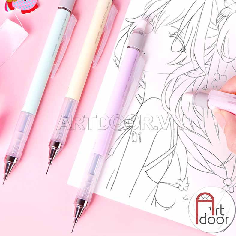 [ARTDOOR] Bút chì bấm TOMBOW Mono Graph màu Pastel (0.5 mm)