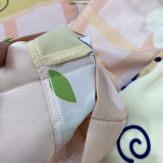 Bộ mặc nhà pijama lụa mango lửng cổ sen mềm mịn, thoáng mát