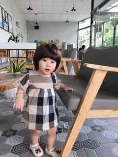 Đầm bbr tay loe ( ảnh thật cuối bài )