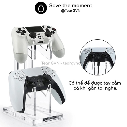 Giá đỡ 2 tầng bằng nhựa Acrylic cho tay cầm Playstation / Xbox / Nintendo Switch